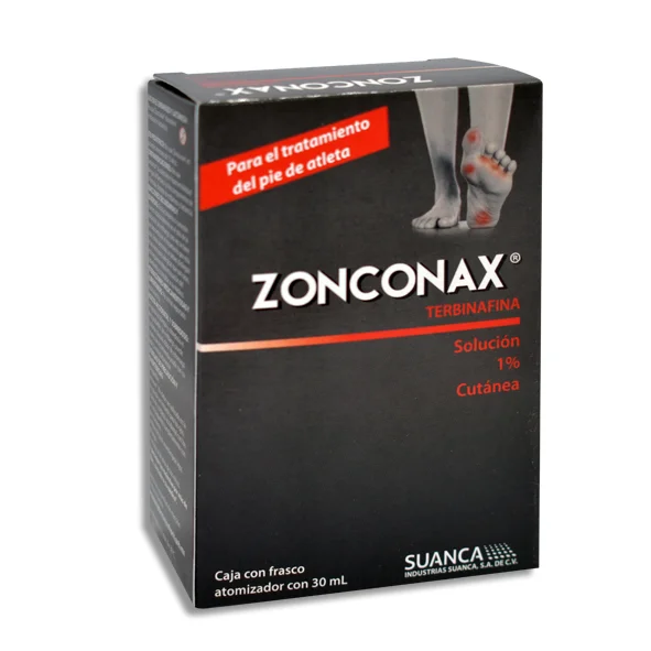 ZONCONAX 1% SOL TÓPICA C/30 ML- TERBINAFINA ( SUANCA )