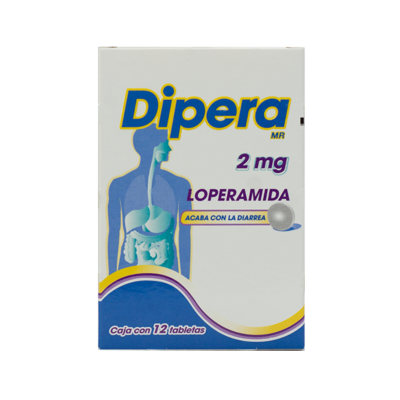 DIPERA TABLETAS 2 MG. C/12 - LOPERAMIDA ( VICTORY )