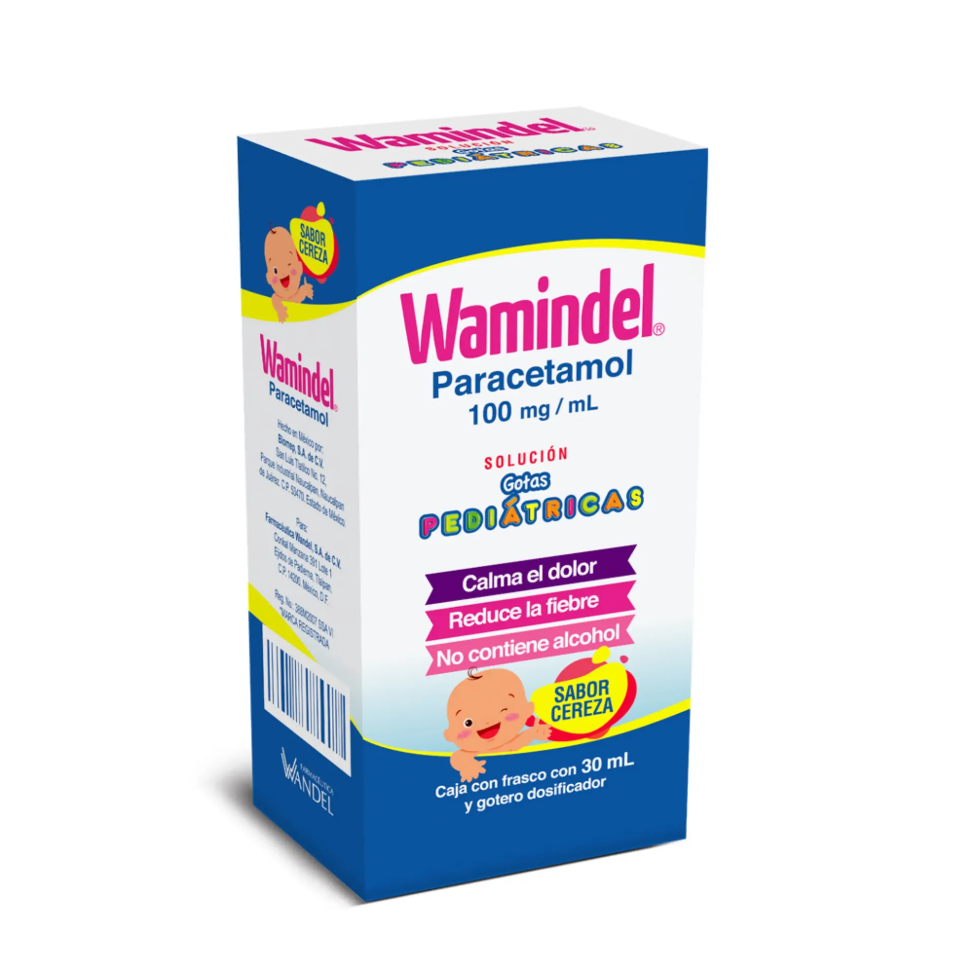 WAMINDEL 100MG/1ML C/30ML GOTAS (PARACETAMOL)(WANDELL)