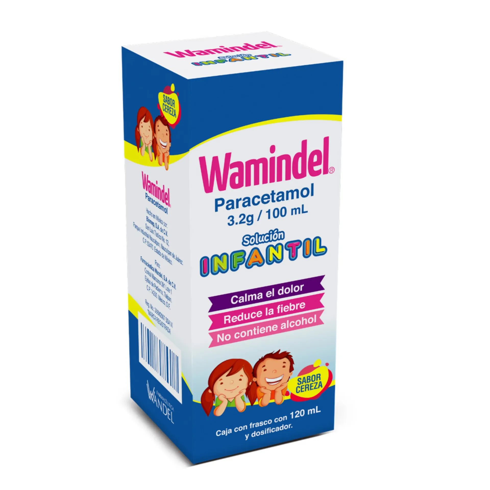 WAMINDEL 3.2G/100ML C/120ML SUSP (PARACETAMOL)(WANDELL)