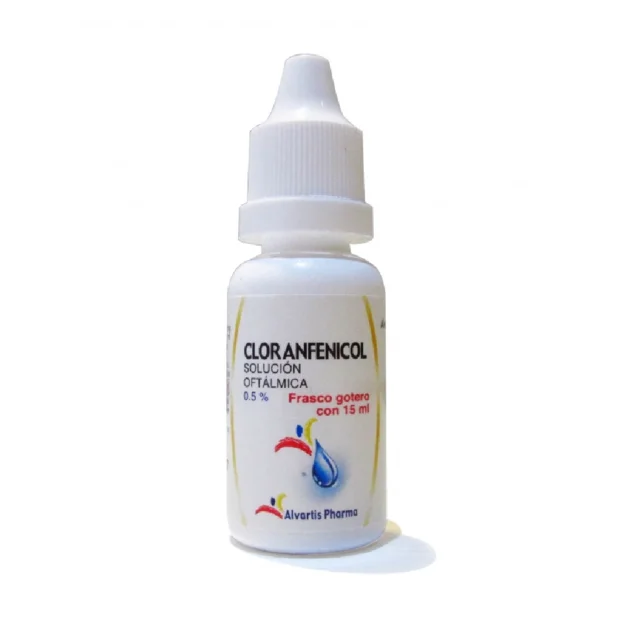 CLORANFENICOL SOLUCION OFTALMICA 5% CON 15ML (ALVARTIS PHARMA)