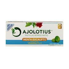AJOLOTIUS S/AZUCAR MENTA EUCALIPTO CARTERA C/10 PASTILLAS (AJOLOTIUS)