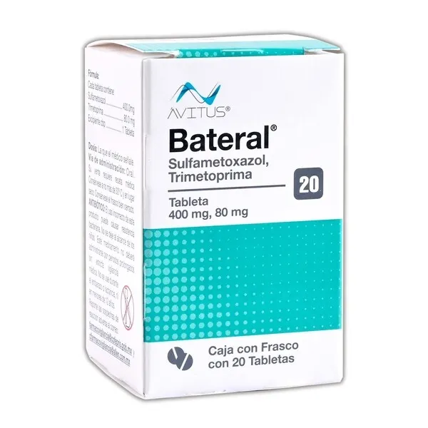 BATERAL 400/80MG C/20 TAB (TRIMETOPRIMA/SULFAMETOXAZOL)(ALLEN/AVITUS)