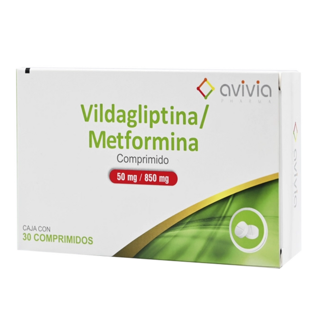 METFORMINA/VILDAGLIPINA 850/50 MG C/30 COMP (AVIVIA)
