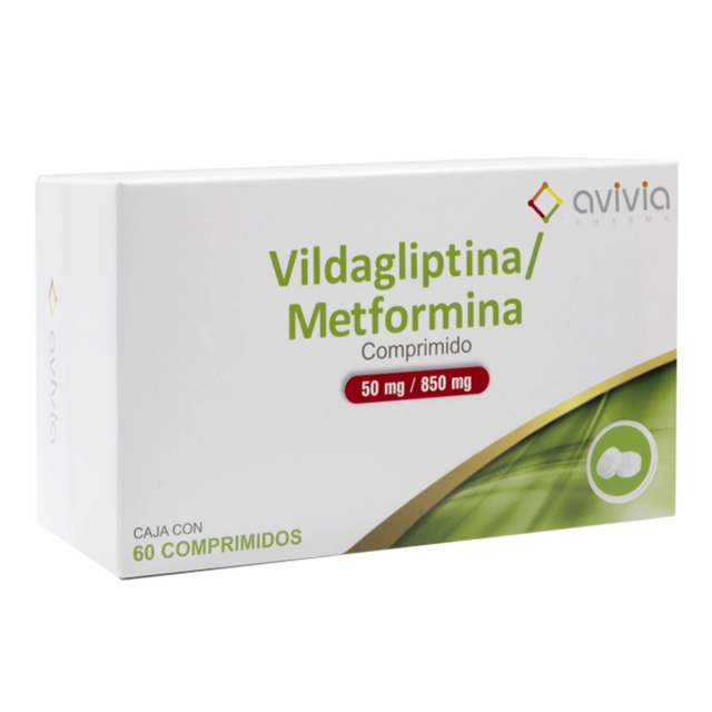 METFORMINA/VILDAGLIPINA 850/50 MG C/60 COMP (AVIVIA)