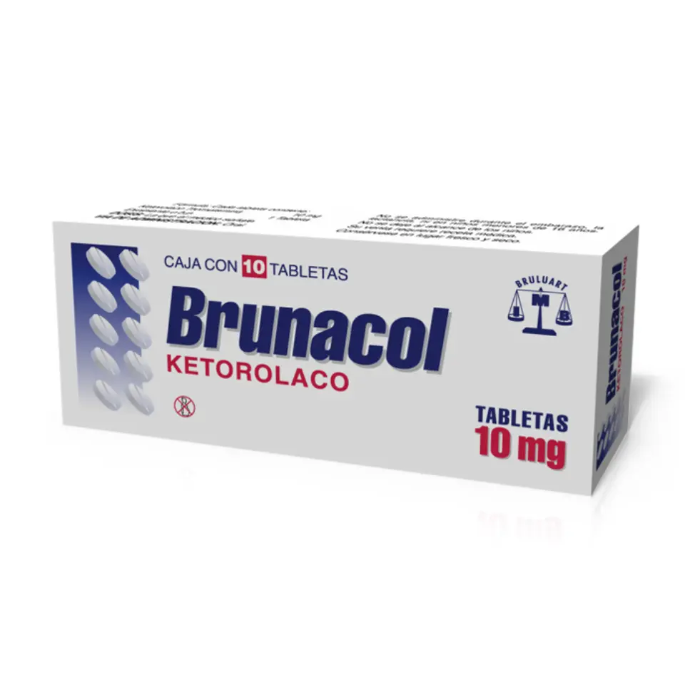 BRUNACOL 10MG C/10 TABS (KETOROLACO)(BRULUART)