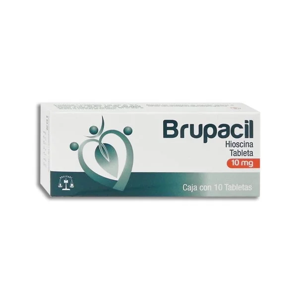BRUPACIL 10MG C/10 TABS (HIOSCINA)(BRULUART)