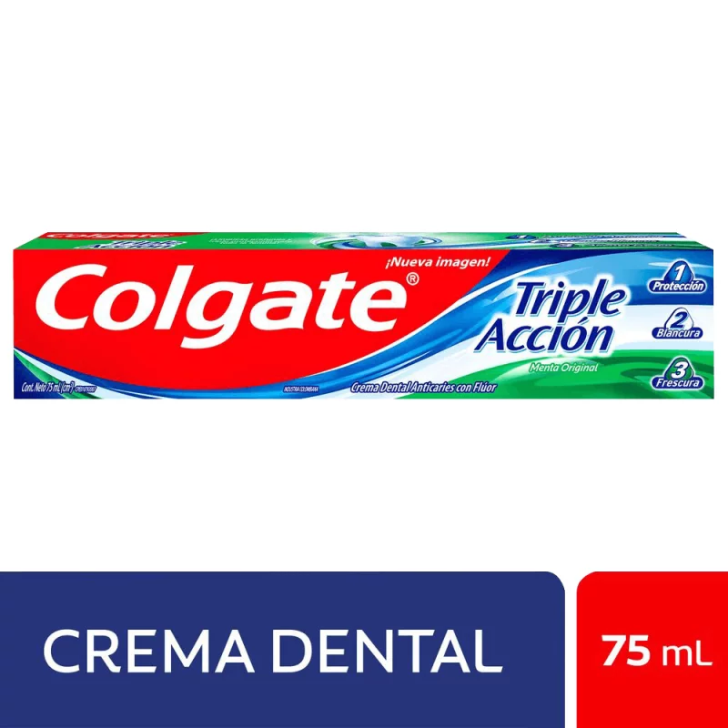 COLGATE PASTA DENTAL TRIPLE ACCION 75ML (COLGATE/PALMOLIVE)