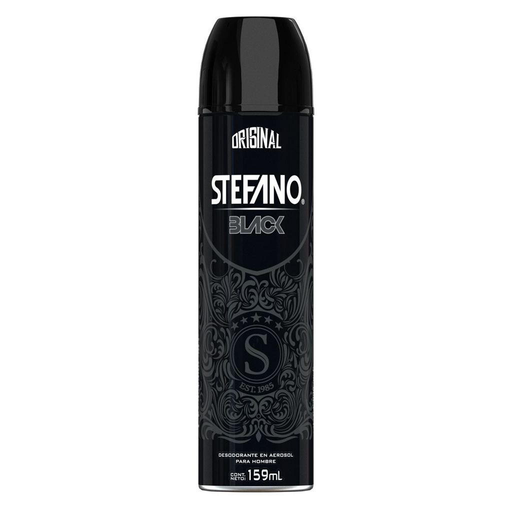 STEFANO BLACK C/159ML SPRAY (COLGATE/PALMOLIVE)