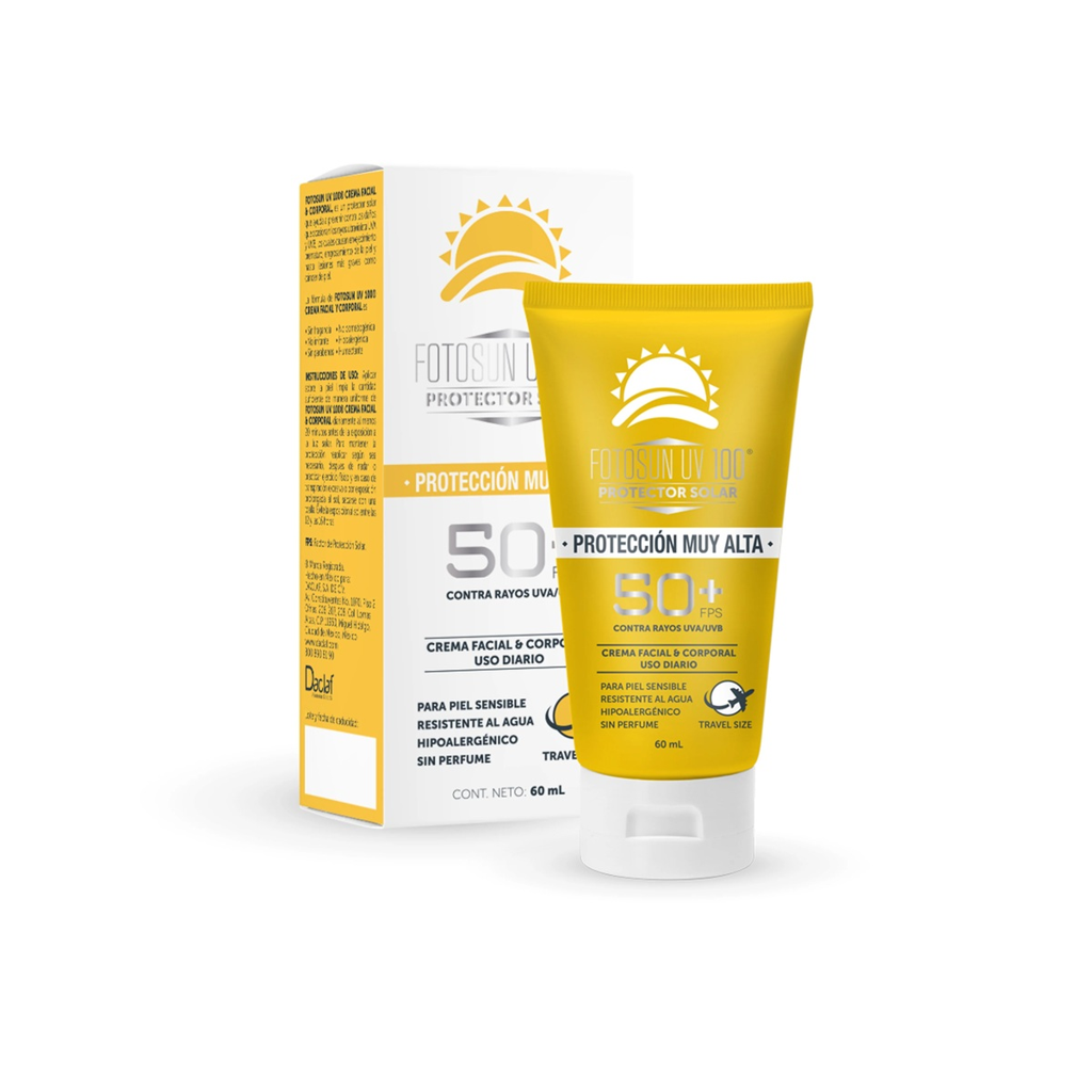 FOTOSUN UV 100 CRE FAC PROT MUY ALTA C/60ML (DACLAF S.A. DE C.V.)