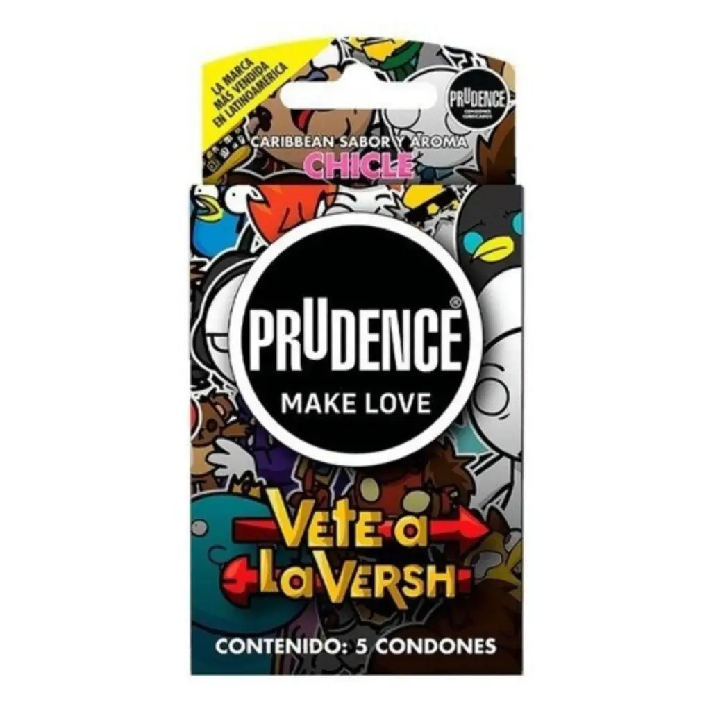 PRUDENCE CHICLE VETE A LA VERSH C/5 (IVA)(DKT DE MEXICO)