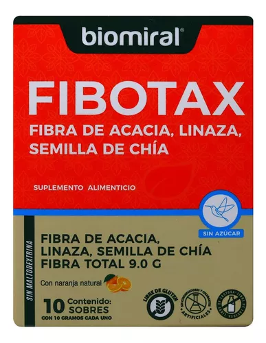 FIBOTAX 10 G C/10 SOB - FIBRA DE ACACIA/LINAZA (FARMIRAL/BIOMIRAL)
