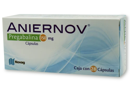 ANIERNOV 150MG C/28 CAP (PREGABALINA)(NOVAG)