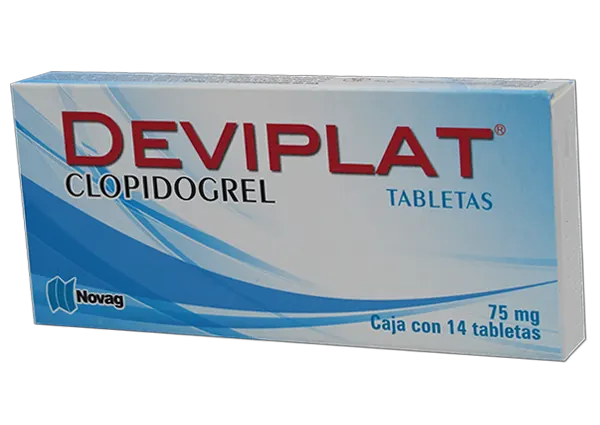 DEVIPLAT TABLETAS 75MG C/14 - CLOPIDOGREL (NOVAG)