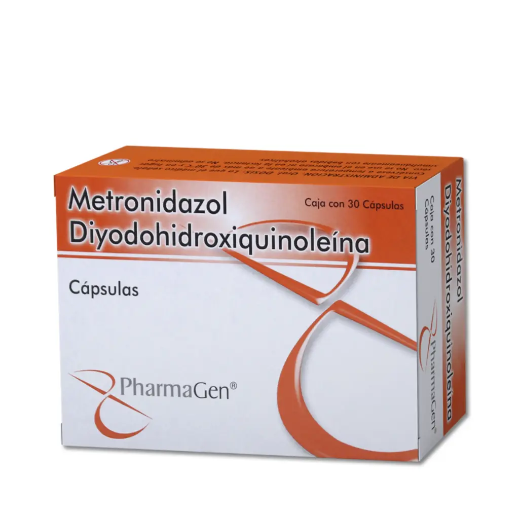 METRONIDAZOL/ DIYODOHIDROXIQUINOLEINA 400/200MG 30 CAP (PHARMAGEN)