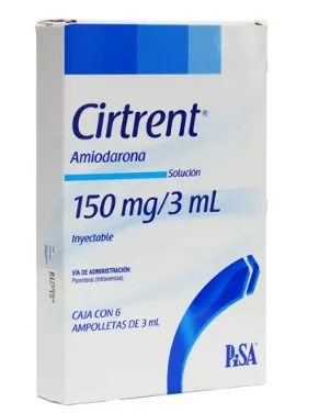 CIRTRENT 150MG/3ML SOL INY C/6 AMP (PISA)