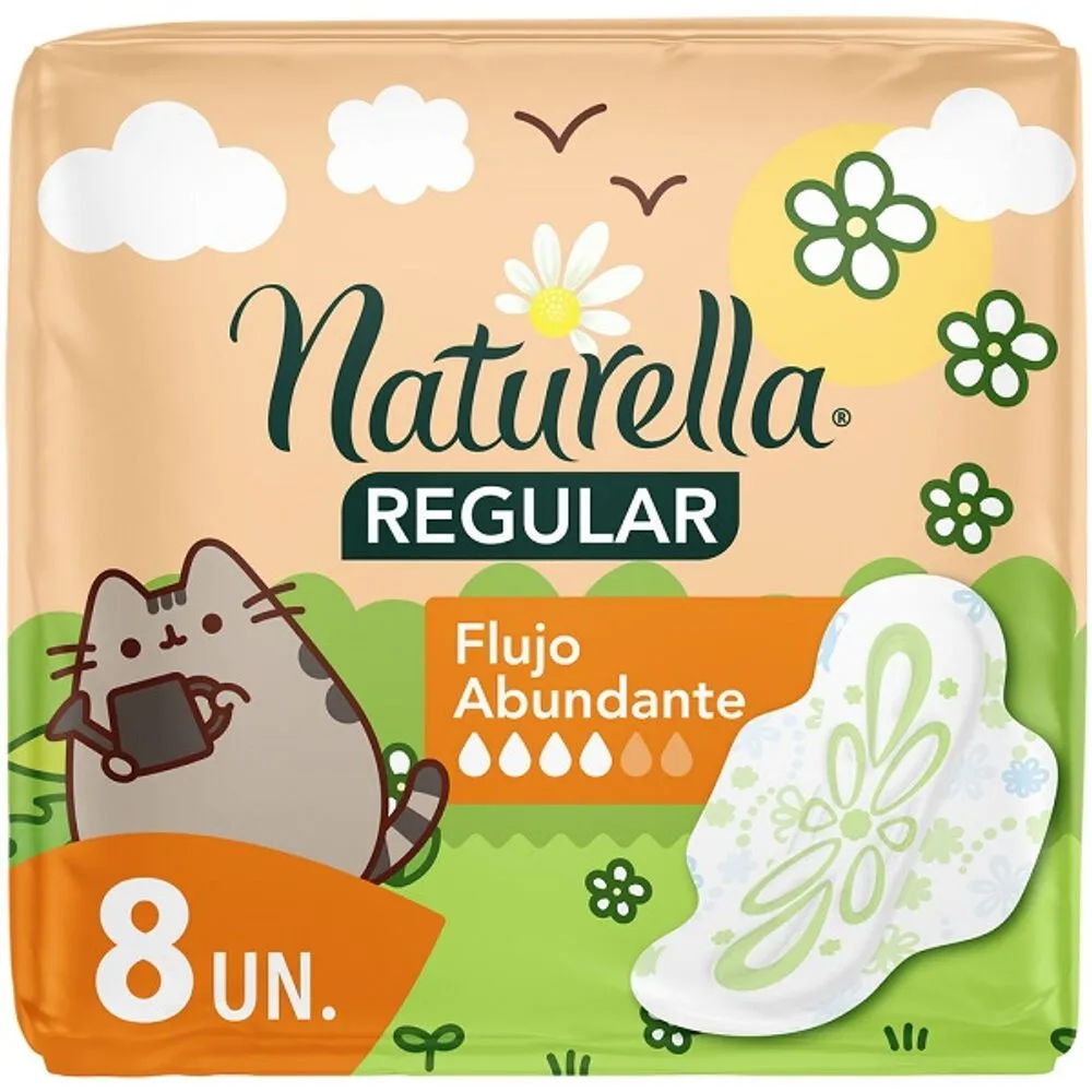 NATURELLA REGULAR C/ALAS TOALLAS C/8 (PROCTER)