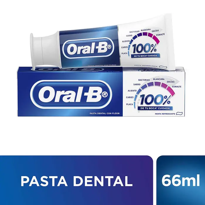 ORAL B PASTA DENTAL 100% C/66 ML (PROCTER)