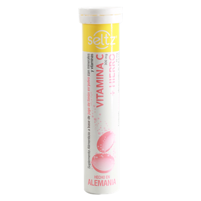 SELTZ VIT C+HIERRO 4.0G C/20 TAB EFE (REIVAX)