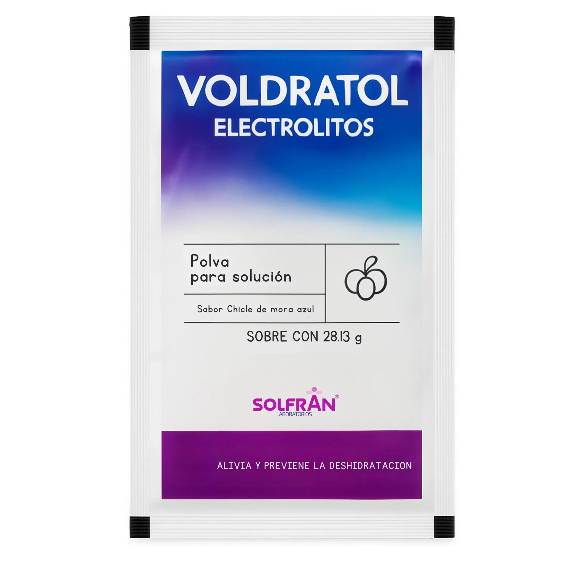VOLDRATOL SABOR MORA AZUL PVO C/28. 13G (SOLFRAN S.A.)