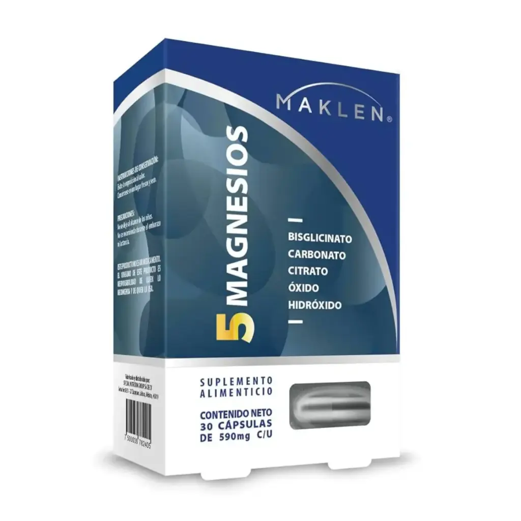 MAGNESIO COMPLEX 5 C/30 CAPS (MAKLEN)(IVA)
