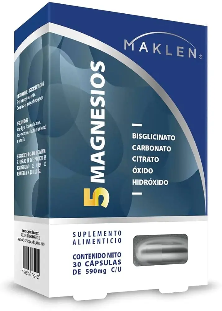 MAGNESIO COMPLEX 5 C/30 CAPS ( MAKLEN ) ( IVA )