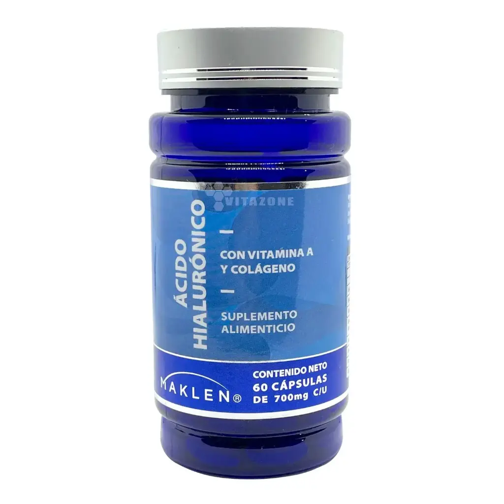 ACIDO HIALURONICO C/VIT "A", COLAGENO C/60 CAPS (IVA)(MAKLEN)