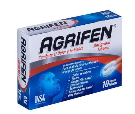 AGRIFEN 500/25/5/4MG C/10 TAB (PISA)