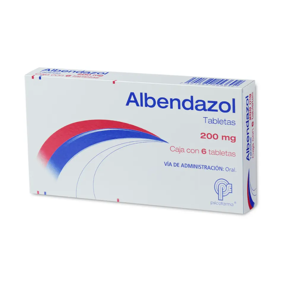 ALBENDAZOL 200MG C/6 TABS (PSICOFARMA)