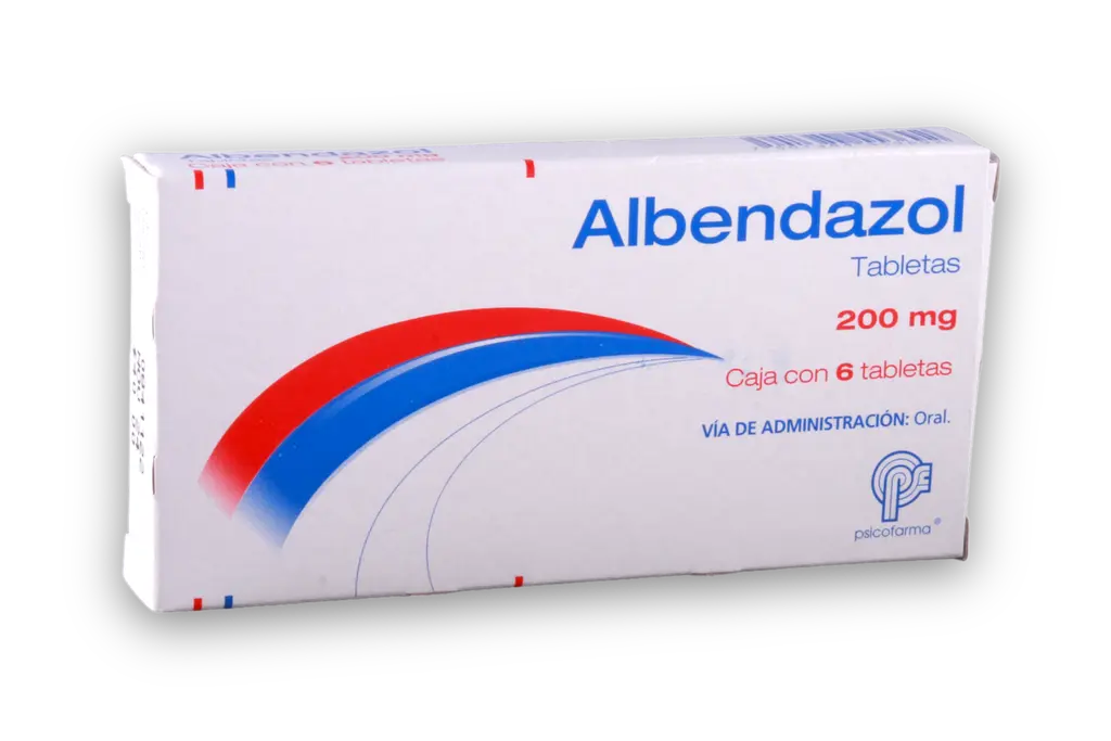 ALBENDAZOL 200MG C/6 TABS - (PSICOFARMA)