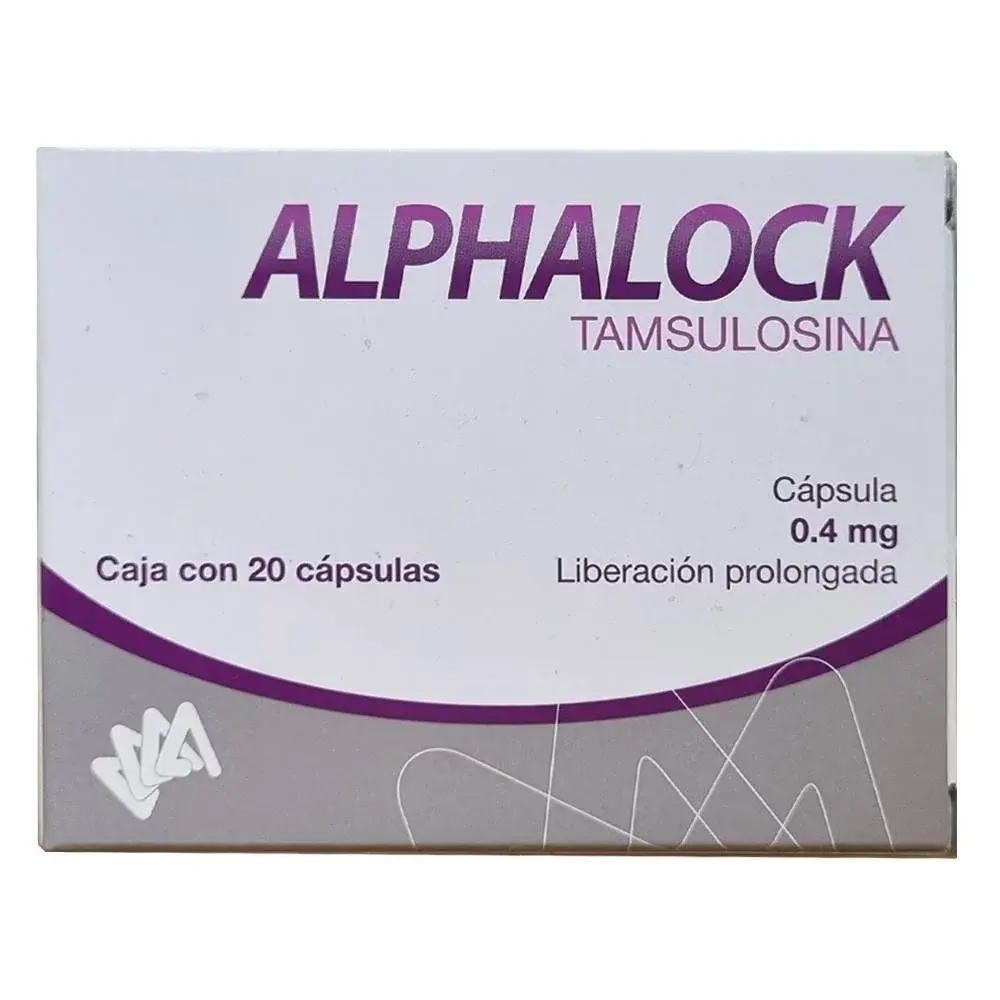 ALPHALOCK 0.4MG C/20 CAP LIB PROL (TAMSULOSINA)(SOLARA)