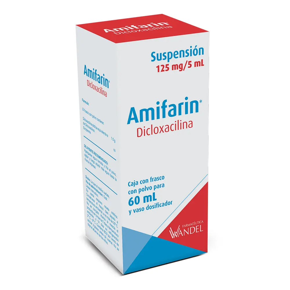 AMIFARIN SUSP 125MG 60ML (DICLOXACILINA)(WANDELL)