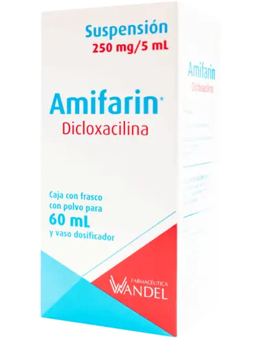 AMIFARIN SUSP 250MG 60 ML (DICLOXACILINA)(WANDELL)