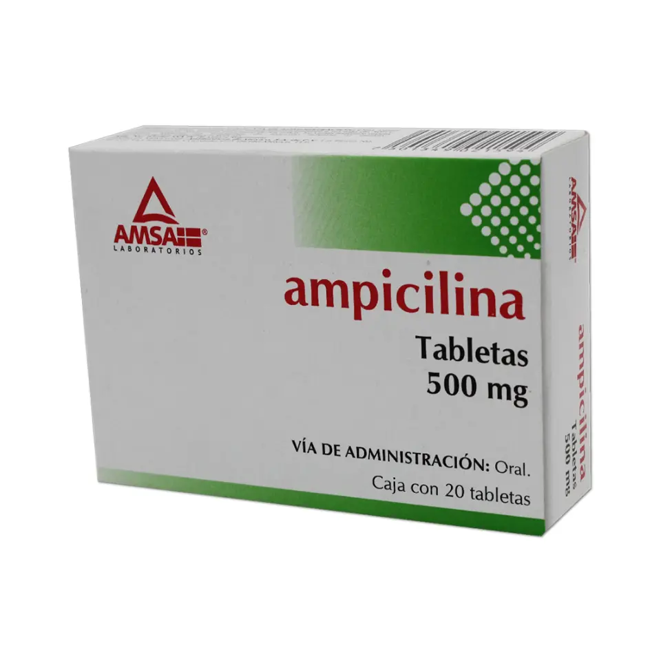 AMPICILINA 500MG C/20 TABS (AMSA)
