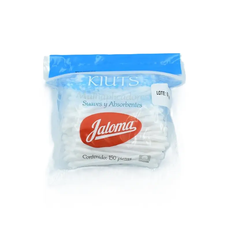 APLICADOR KIUTS BOLSA ZIP LOCK C/150 PZA (IVA)(JALOMA)