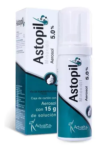 ASTOPIL 5.0% AER SOL C/15GR (MINOXIDIL)(SERRAL)
