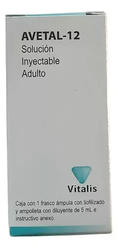 AVETAL-12 IV ADULTO 1 FCO AMP C/5ML (MULTIVITAMINICO)(VITALIS)