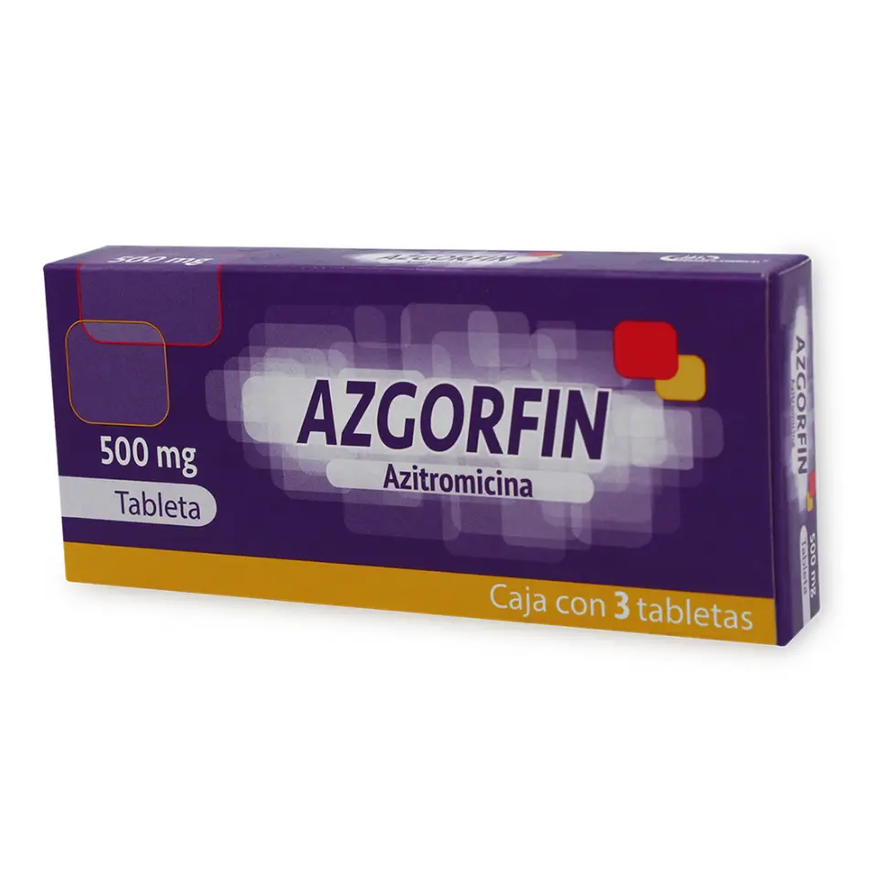 AZGORFIN 500MG C/3 TAB (AZITROMICINA)(DEGORT'S)