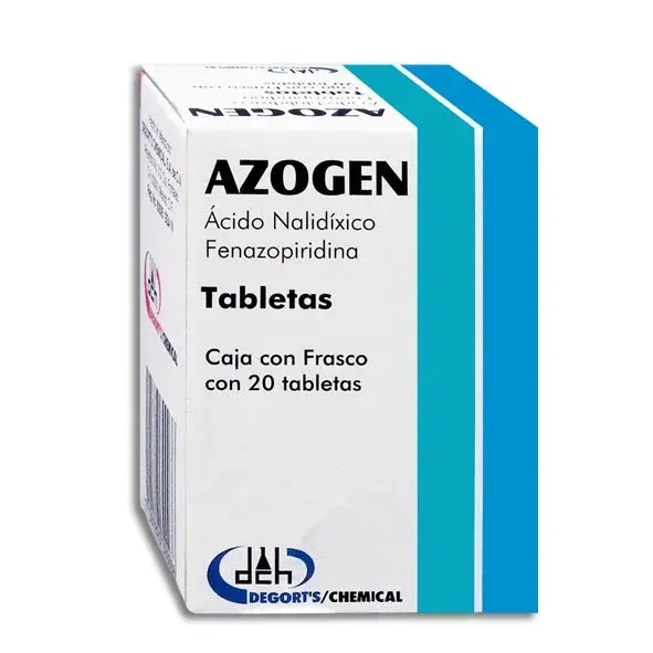 AZOGEN 500/50MG C/20 TABS (AC NALIDIXICO, FENAZOPIRIDINA)(DEGORT'S)