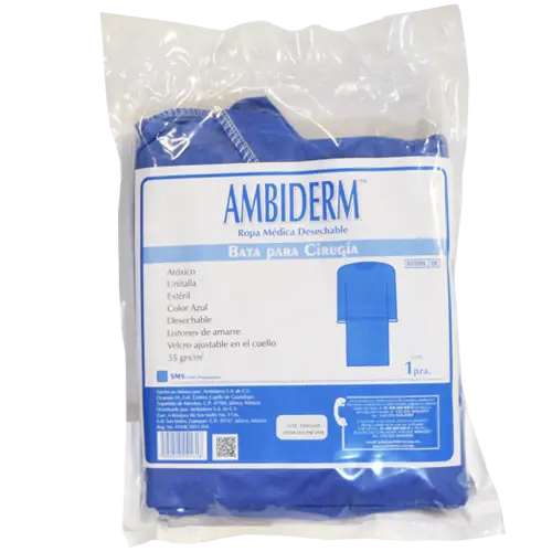 BATA P/CIRUGIA UNITALLA ESTERIL (IVA)(AMBIDERM)