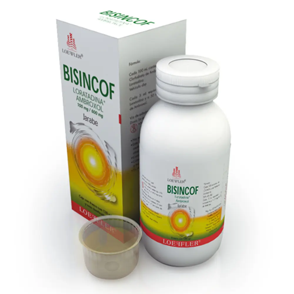 BISINCOF C/120ML JBE (AMBROXOL, LORATADINA)(LOEFFLER)
