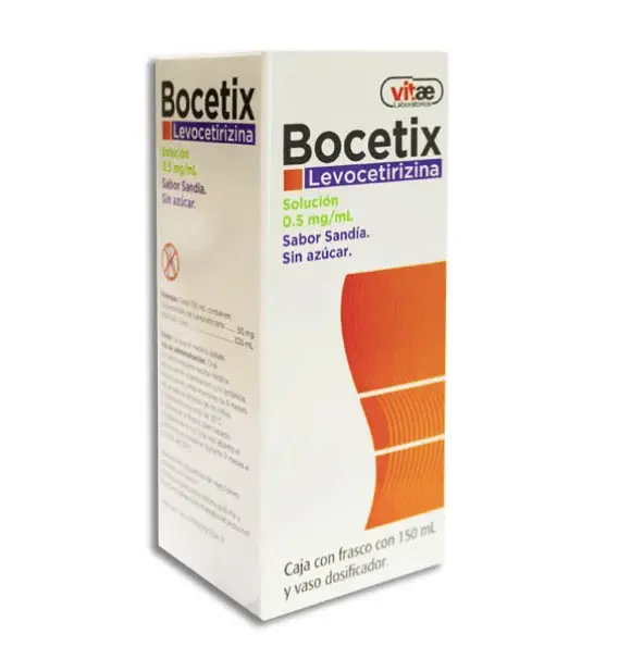 BOCETIX 0.5MG SOL 150ML SANDIA S/AZUCAR  (LEVOCETIRIZINA)(VITAE)
