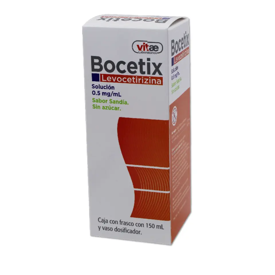 BOCETIX 0.5MG SOL 150ML SANDIA S/AZUCAR (LEVOCETIRIZINA)(VITAE)