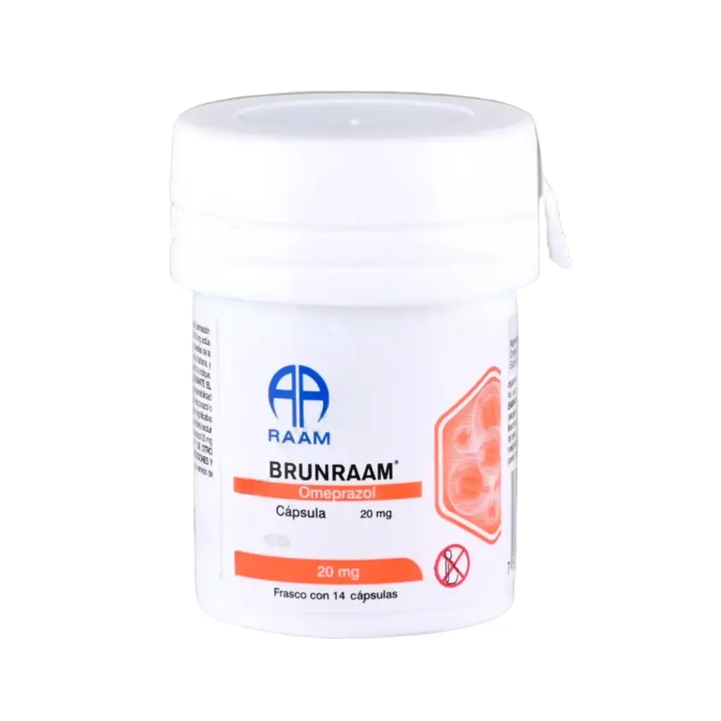 BRUNRAAM 20MG C/14 CAPS (OMEPRAZOL)(RAAM)