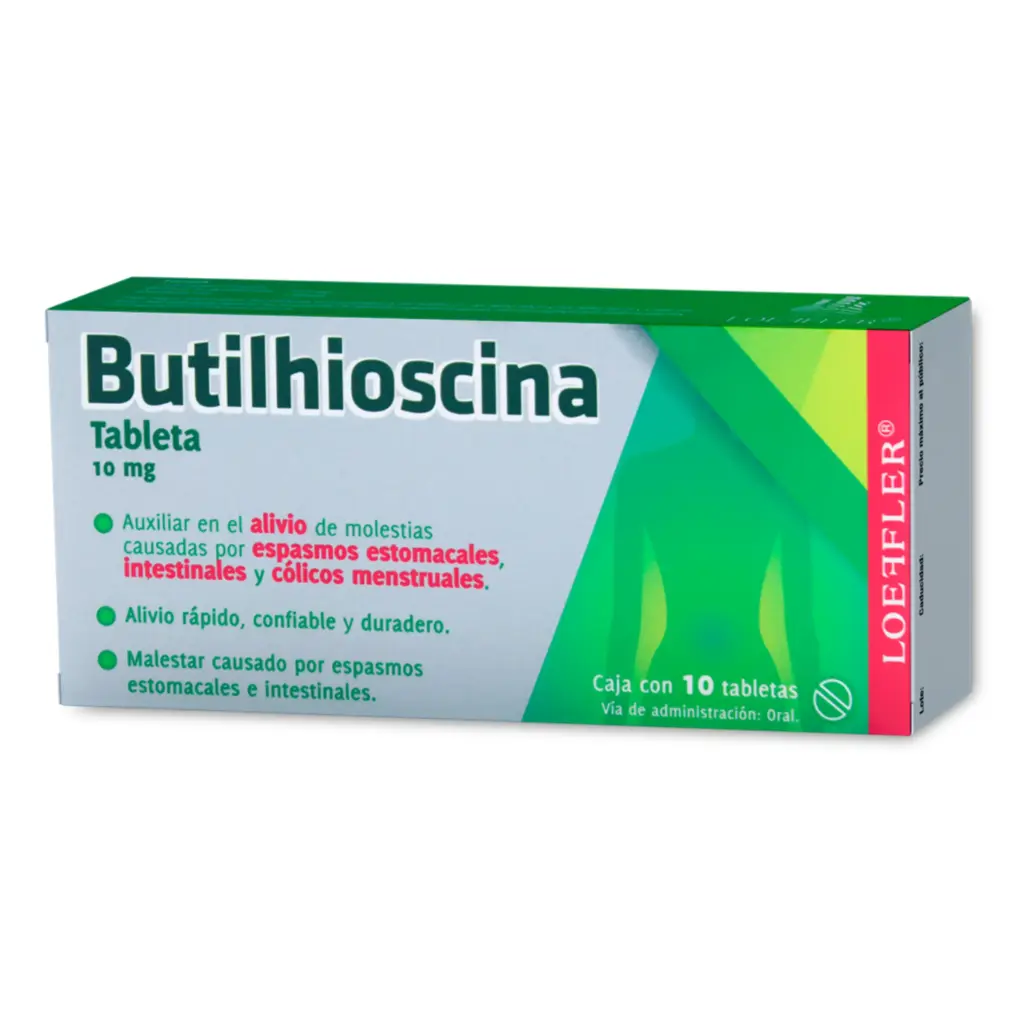 BUTILHIOSCINA 10MG C/10 TABS (LOEFFLER)