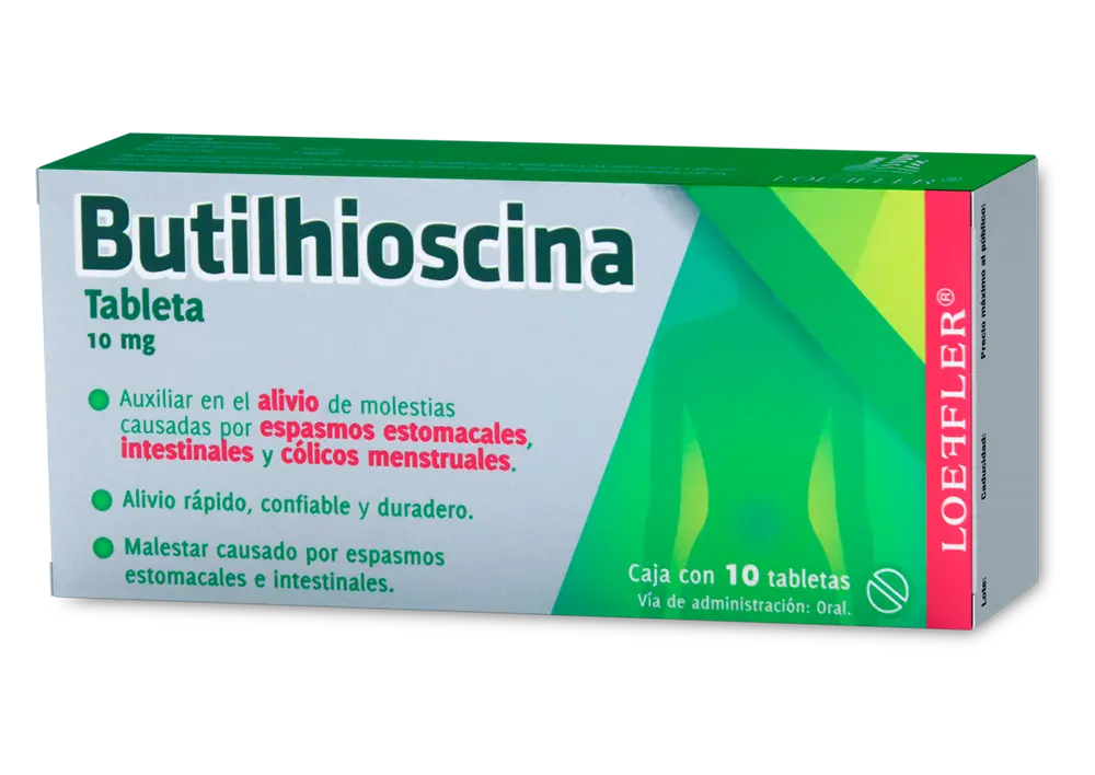 BUTILHIOSCINA 10MG C/10 TABS (LOEFFLER)