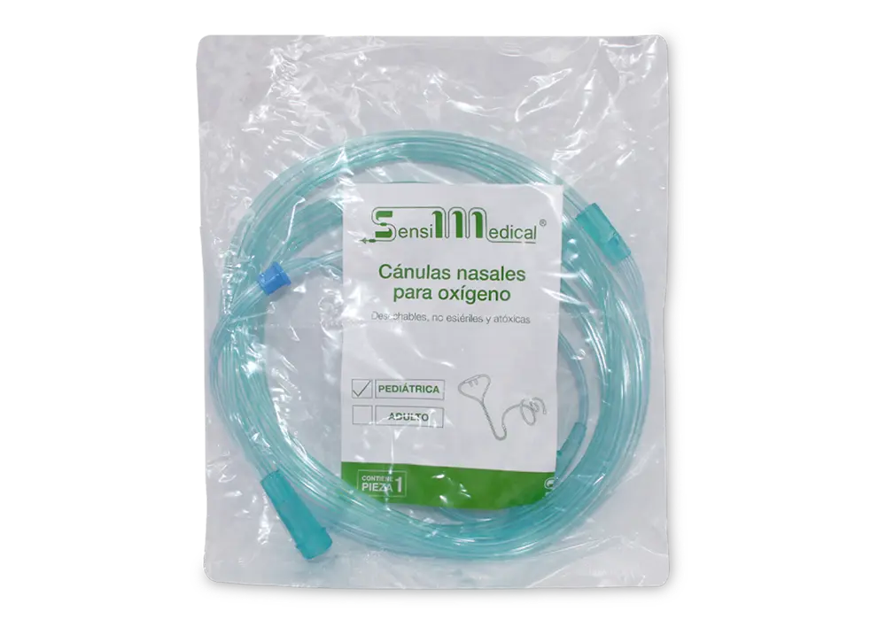 CANULAS P/OXIGENO PEDIATRICO PZA (SENSIMEDICAL/JAYOR)