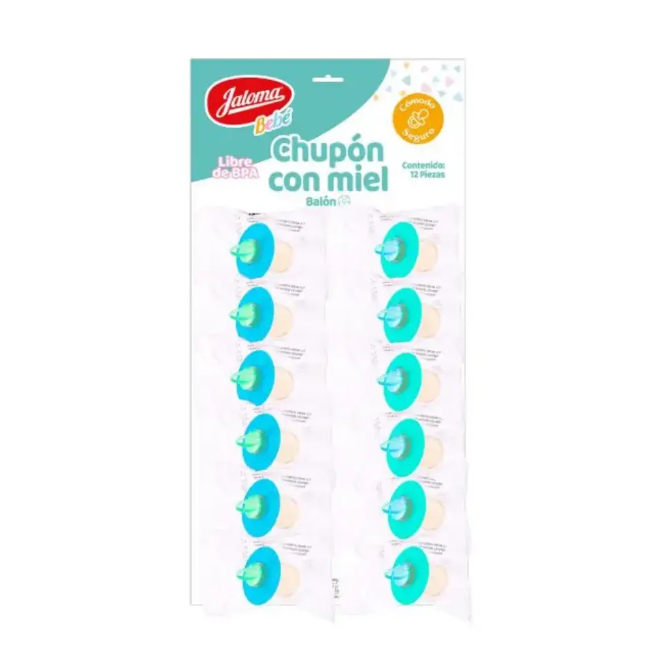 CHUPON FIGURA BALON C/MIEL DUO (IVA)(JALOMA)