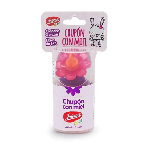 CHUPON FLOR JALOMA CONTENEDOR C/3 PZAS (IVA)(JALOMA)