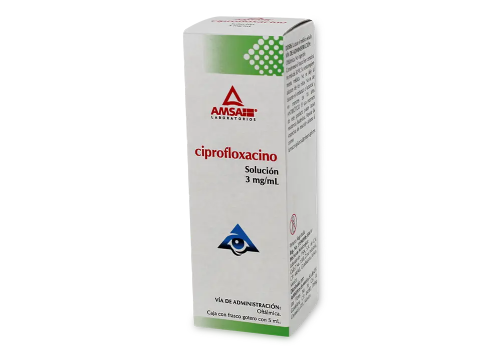 CIPROFLOXACINO C/5ML GOTAS OFT (AMSA)